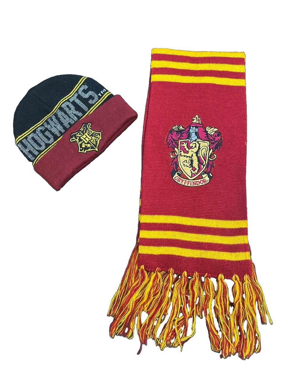 GRYFFINDOR Scarf W/ Hat Wizarding World Of Harry Potter Universal Studios